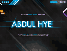 Tablet Screenshot of abdul-hye.co.uk